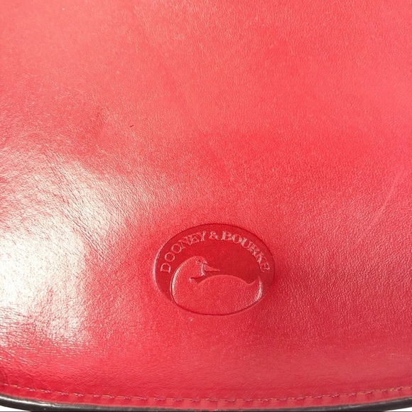 Dooney & Bourke Red Leather Happy Alto Crossbody - Picture 6 of 10